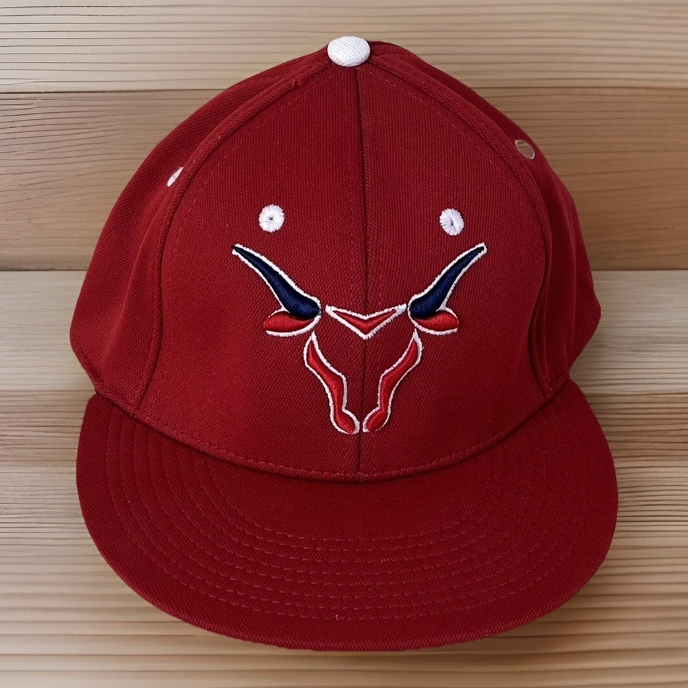 Longhorns American Theme Baseball Fitted Hat M/L NEW OC Sports Wide Brim Flex
